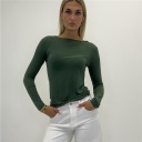 maglia in viscosa e cashmere blend